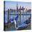 Venice Lagoon with Gondola-Tosh-Stretched Canvas