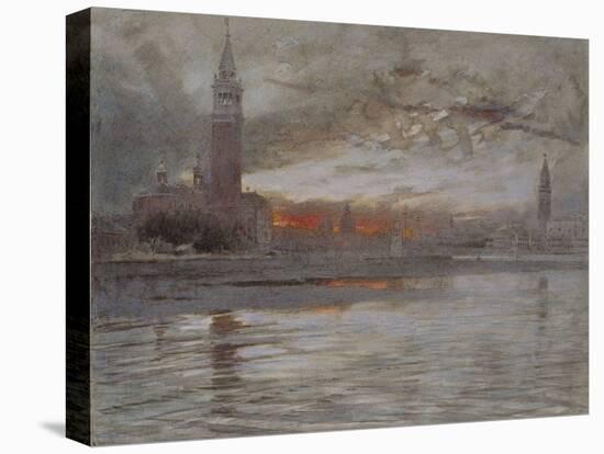 Venice, San Giorgio Maggiore and the Bacino-Albert Goodwin-Premier Image Canvas