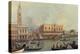 Venice, Showing Doge's Palace and Saint Mark's Square, Italy-Canaletto-Premier Image Canvas