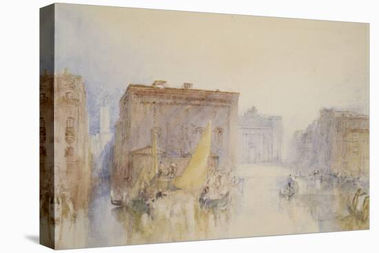 Venice: the Accademia, 1840 (W/C over Graphite with Pen & Reddish-Brown Ink)-Joseph Mallord William Turner-Premier Image Canvas