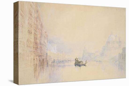 Venice: the Grand Canal, 1840 (Watercolour over Graphite with Bodycolour and Pen and Red Ink)-J. M. W. Turner-Premier Image Canvas