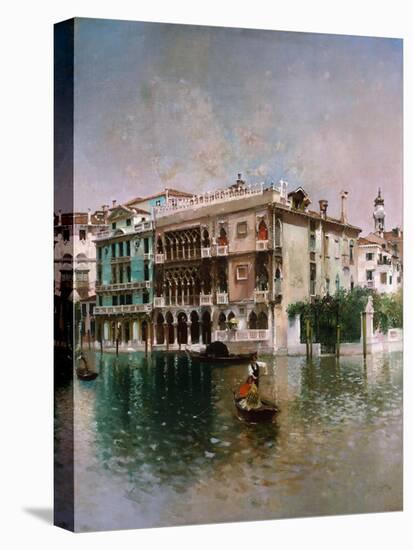 Venice, The Grand Canal. 1890-Robert Frederick Blum-Premier Image Canvas