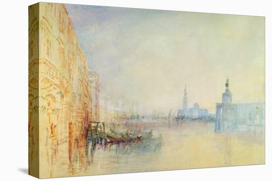 Venice, the Mouth of the Grand Canal, C.1840 (W/C on Paper)-J. M. W. Turner-Premier Image Canvas