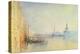 Venice, the Mouth of the Grand Canal, C.1840 (W/C on Paper)-J. M. W. Turner-Premier Image Canvas