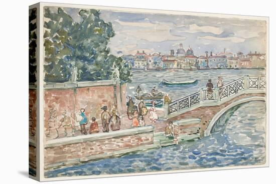 Venice (W/C over Graphite on Paper)-Maurice Brazil Prendergast-Premier Image Canvas