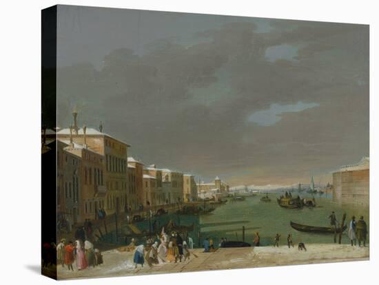 Venice with Snow and Masks, 1787 (Oil on Canvas)-Giuseppe Bernardino Bison-Premier Image Canvas