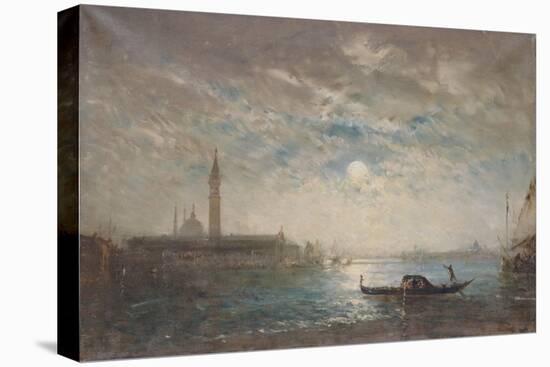 Venise et le Campanile au clair de lune-Félix Ziem-Premier Image Canvas