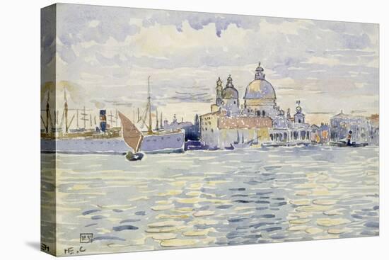 Venise, l'église de la Salute à l'entrée du Grand Canal-Henri Edmond Cross-Premier Image Canvas