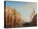Venise, la place Saint-Marc, inondation-Félix Ziem-Premier Image Canvas