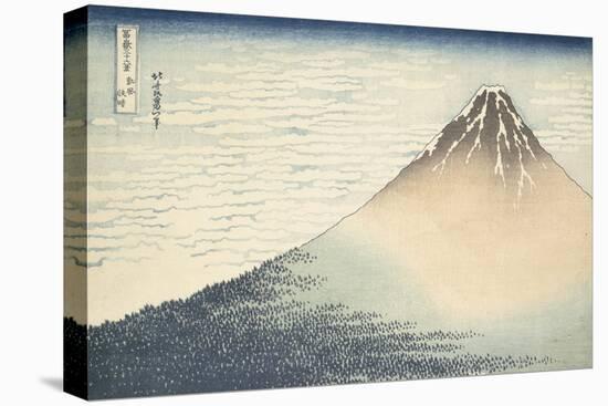 Vent frais par matin clair ou Le Fuji rouge-Katsushika Hokusai-Premier Image Canvas