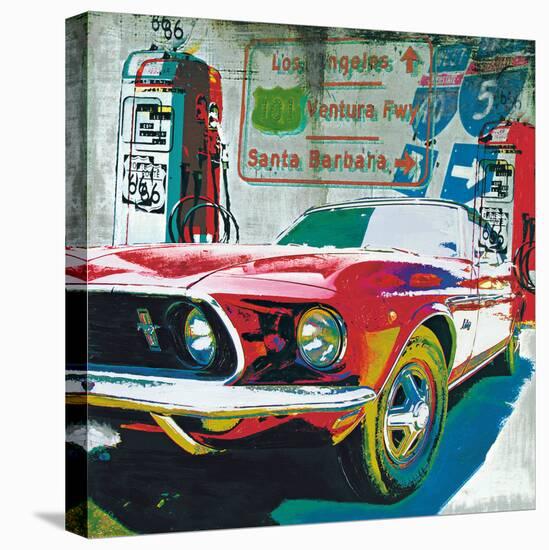 Ventura Freeway-Ray Foster-Stretched Canvas