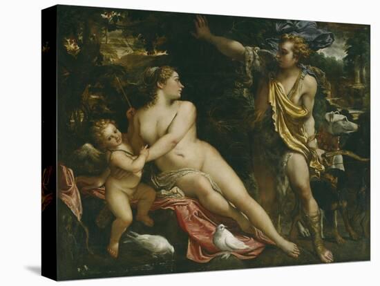 Venus, Adonis and Cupid-Annibale Carracci-Premier Image Canvas