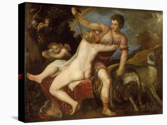 Venus and Adonis, c.1560-Titian-Premier Image Canvas