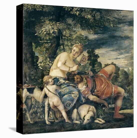 Venus and Adonis-Paolo Veronese-Stretched Canvas