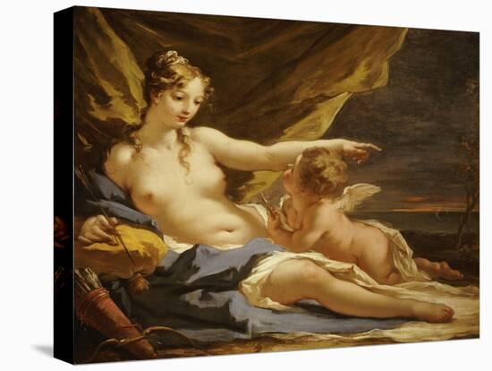 Venus and Cupid-Giovanni Antonio Pellegrini-Premier Image Canvas