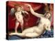 Venus and Cupid-Lorenzo Lotto-Stretched Canvas