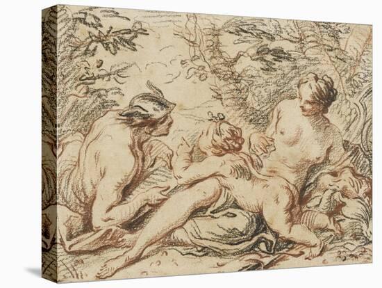 Vénus, Mercure et l'Amour-Jacques Dumont-Premier Image Canvas