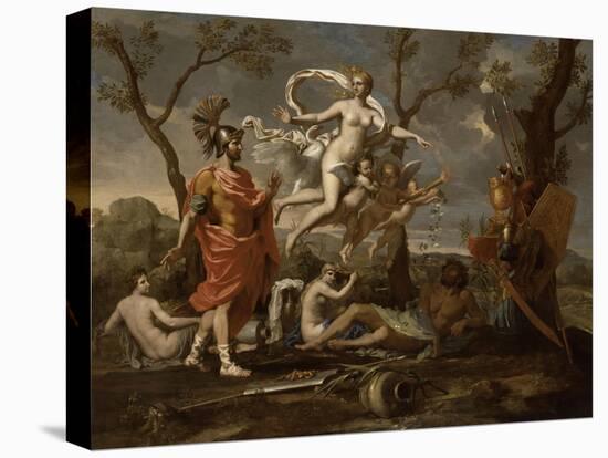 Vénus montrant ses armes à Enée-Nicolas Poussin-Premier Image Canvas