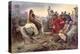 Vercingetorix Throws Down His Arms at the Feet of Julius Caesar, 1899-Lionel Noel Royer-Premier Image Canvas