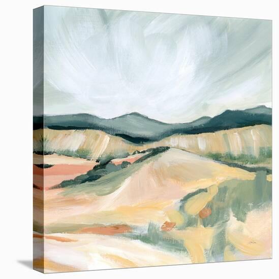 Vermillion Landscape II-Katrina Pete-Stretched Canvas