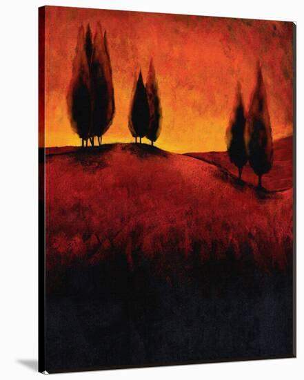 Vermillion Pastoral I-Jay Molando-Stretched Canvas