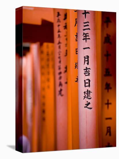 Vermillion Torii Gates, Fushimi-Inari Taisha, Kyoto, Japan, Asia-Ben Pipe-Premier Image Canvas