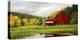 Vermont Barn-John Haag-Stretched Canvas