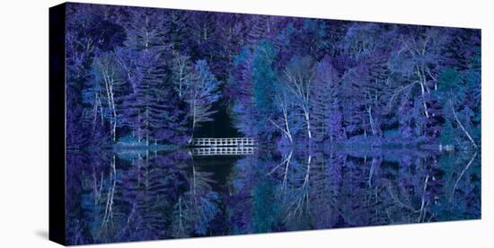 Vermont Bridge Fantasy Pano-Steven Maxx-Stretched Canvas