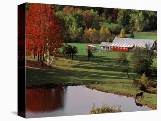 Vermont Farm in the Fall, USA-Charles Sleicher-Premier Image Canvas