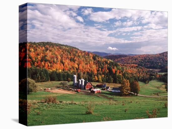 Vermont Farm in the Fall, USA-Charles Sleicher-Premier Image Canvas