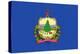 Vermont State Flag-Lantern Press-Stretched Canvas