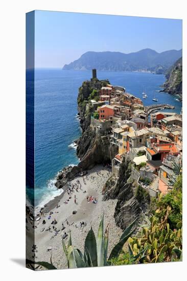 Vernazza, Italian Riviera, Cinque Terre, UNESCO World Heritage Site, Liguria, Italy, Europe-Hans-Peter Merten-Premier Image Canvas