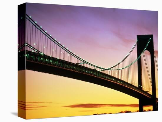 Verrazano Narrows Bridge at Dusk-Alan Schein-Premier Image Canvas