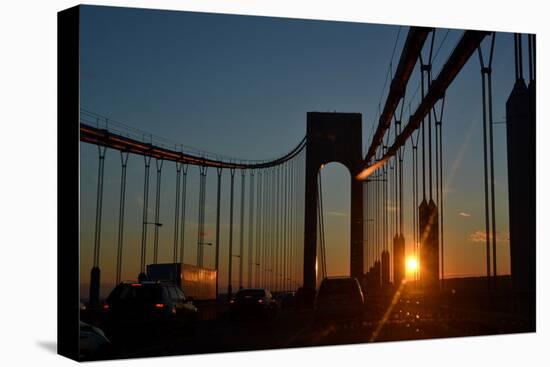 Verrazano Narrows Bridge, Sunset, 2017 (Photograph)-Anthony Butera-Premier Image Canvas