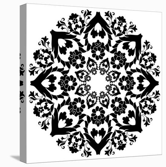 Versions of Ottoman Decorative Arts, Abstract Flowers-antsvgdal-Stretched Canvas