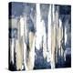 Vertical Expressions Blue, 2024-David Moore-Stretched Canvas