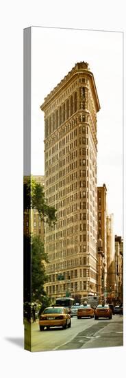Vertical Panoramic of Flatiron Building and 5th Ave, Manhattan, Sunset, New York City, US-Philippe Hugonnard-Premier Image Canvas