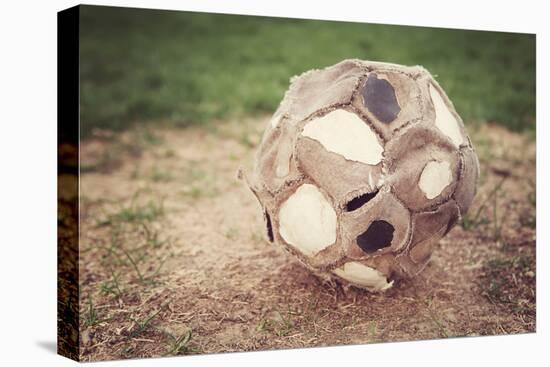 Very Old Well Used Soccer Ball-soupstock-Premier Image Canvas