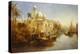 Vessels Moored at the Steps of a Moorish Palace, 1875-James Webb-Premier Image Canvas