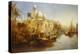 Vessels Moored at the Steps of a Moorish Palace-James Webb-Premier Image Canvas