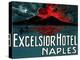 Vesuvius, Excelsior Hotel, Naples-null-Stretched Canvas