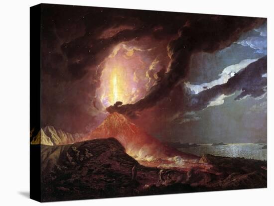 Vesuvius in Eruption, 1776 by Joseph Wright of Derby-null-Premier Image Canvas