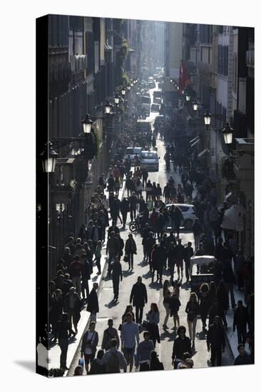 Via Condotti Shopping Street, Rome, Lazio, Italy-Stuart Black-Premier Image Canvas