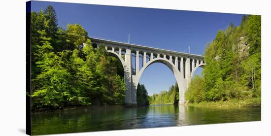 Viaduct About the Orbe, Vallorbe, Vaud, Switzerland-Rainer Mirau-Premier Image Canvas