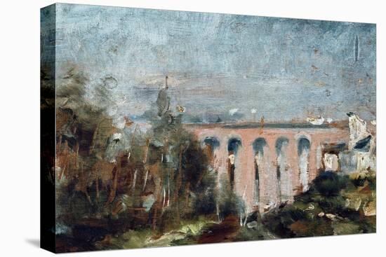 Viaduct of Castelviel in Albi-Henri de Toulouse-Lautrec-Stretched Canvas