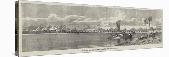 Viaduct on the Madras Railway across the River Poiney, in Arcot-Richard Principal Leitch-Premier Image Canvas