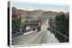 Viaduct View of Center Street - Pocatello, ID-Lantern Press-Stretched Canvas