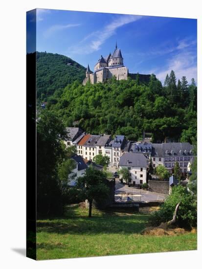 Vianden Castle, Vianden Town, Luxembourg-Gavin Hellier-Premier Image Canvas