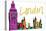 Vibrant London-Nicholas Biscardi-Stretched Canvas