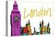 Vibrant London-Nicholas Biscardi-Stretched Canvas